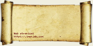 Angelina Isaković vizit kartica